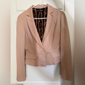 Dolce & Gabbana Light Brown Blazer